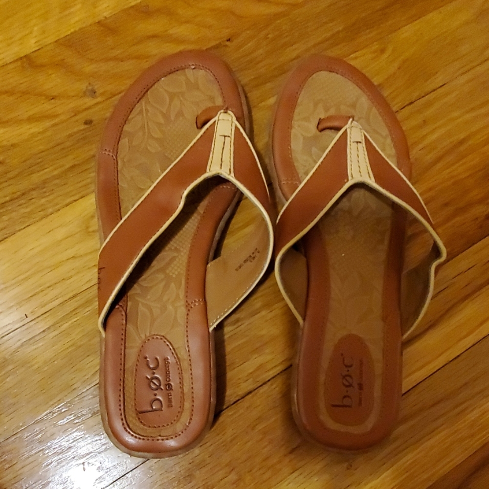Brown Born Concept flip flops